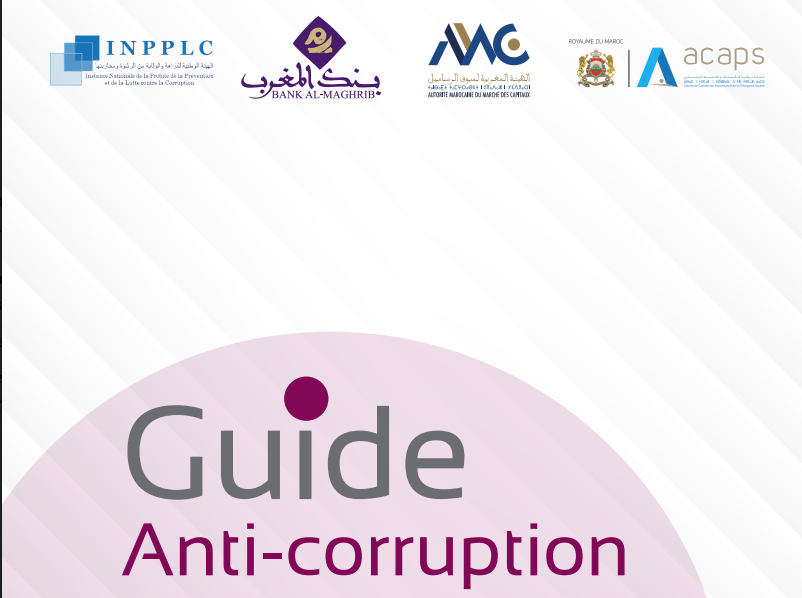 Publication d'un guide anti-corruption destiné aux acteurs du domaine financier